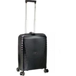 Rain RB8018 Βαλίτσα Καμπίνας 55x40x20cm με 4 Ρόδες Μαύρη