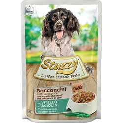Mister Stuzzy Adult Chunks with Veal & Green Beans 100gr