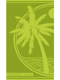 Dimcol 224 Πετσέτα Θαλάσσης Lime 87x165cm