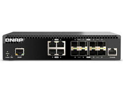 Qnap QSW-M3212R-8S4T Managed L2 Switch με 8 Θύρες Ethernet 1Gbps και 4 SFP Θύρες