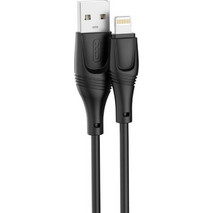 XO NB238 Zeus USB-A to Lightning Cable 1m Black XO-NB238LBK