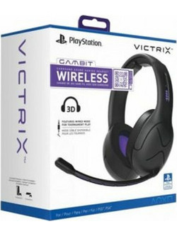 PDP Victrix Gambit Ασύρματο Gaming Headset Over Ear Black
