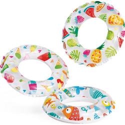 Intex Lively Print Παιδικό Σωσίβιο Κουλούρα 61cm 59241