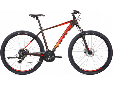 Ideal Strobe Mountain Bike 29" Αλουμινίου με 16 Ταχύτητες και Δισκόφρενα Μαύρο Κόκκινο