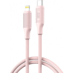 XO NB-Q265A USB-C to Lightning Cable 27W 1m Pink 6920680854981