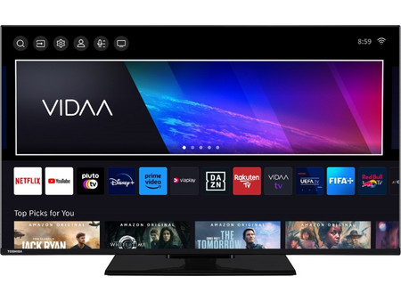 Toshiba 55QV3463DG Smart Τηλεόραση 55" 4K UHD QLED HDR (2024)