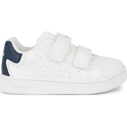 Geox Eclyper Παιδικά Sneakers Λευκά Navy Μπλε B365LA000BCC0899