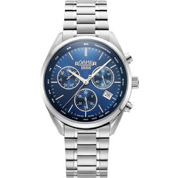 Roamer Pro Chrono Ανδρικό Ρολόι Χρονογράφος με Ασημί Μεταλλικό Μπρασελέ 993819414520