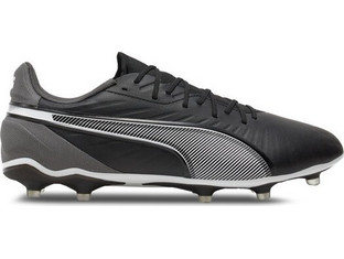 Puma King Match FG/AG 107863-01 Ποδοσφαιρικά Παπούτσια με Τάπες Μαύρα