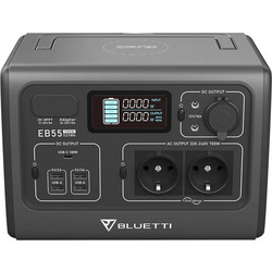 Bluetti EB55 Power Station 537Wh 4xAC 3xDC 4xUSB-A 1xUSB-C