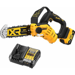 DeWALT DCMPS520P1-QW Κλαδευτικό Αλυσοπρίονο Μπαταρίας 18V 2.1kg με Λάμα 20cm