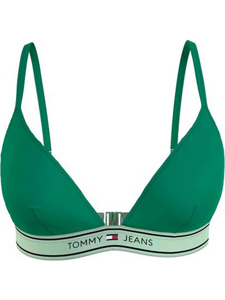 Tommy Jeans Bikini Top Τριγωνάκι Πράσινο UW0UW05349