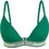 Tommy Jeans Bikini Top Τριγωνάκι Πράσινο UW0UW05349