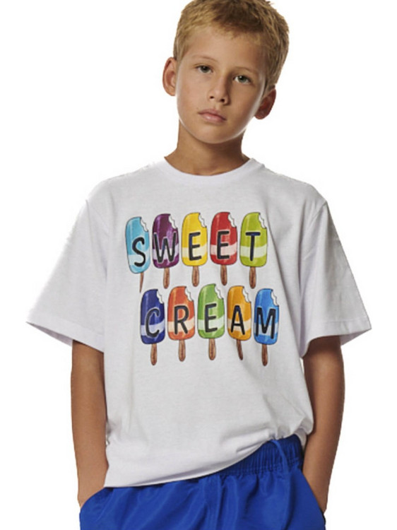 Body Action Παιδικό T-Shirt Κοντομάνικο Λευκό 054404-01