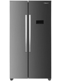 Finlux SBS451EIX Ψυγείο Ντουλάπα 442lt No Frost Υ170xΠ90xΒ59cm Inox