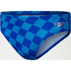 Speedo Allover Digital Brief True Cobalt Αθλητικό Παιδικό Μαγιό Σλιπ για Αγόρι Μπλε 8003185-16612