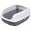 Pet Interest Easy Semi-Closed Λεκάνη Γάτας Γκρι Μ56xΠ42xΥ23.5cm
