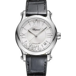 Chopard Γυναικείο Ρολόι Αυτόματο με Μαύρο Δερμάτινο Λουράκι 278559-3001
