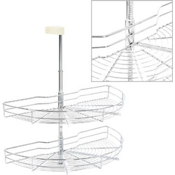 vidaXL 50972 Ραφιέρα Μεταλλική 2 Θέσεων 75x38x80cm