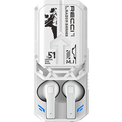 Recci REP-W51 Razor Ακουστικά Bluetooth Earbud Ανθεκτικά στο Νερό White