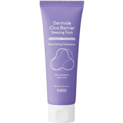 Purito Dermide Cica Barrier Sleeping Pack Κρεμώδης Μάσκα Προσώπου με Υαλουρονικό 80ml