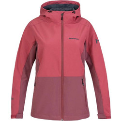 HANNAH Zury Γυναικείο Μπουφάν Softshell Μακρύ Κόκκινο 10029228-HHX0136