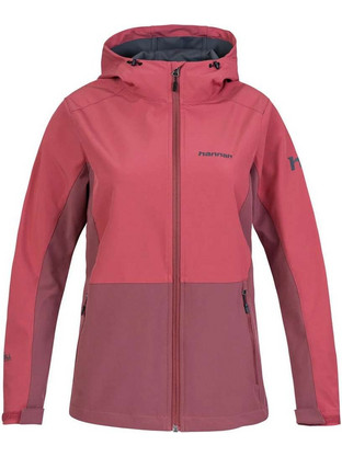 HANNAH Zury Γυναικείο Μπουφάν Softshell Μακρύ Κόκκινο 10029228-HHX0136