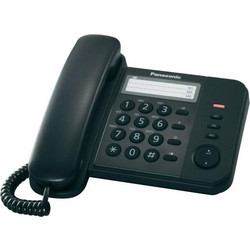Panasonic KX-TS520EX2 Ενσύρματο Τηλέφωνο Μαύρο