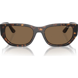 Vogue VO5586S W65673 Γυαλιά Ηλίου Τετράγωνα Κοκάλινα Ταρταρούγα με Καφέ Polarized Φακό
