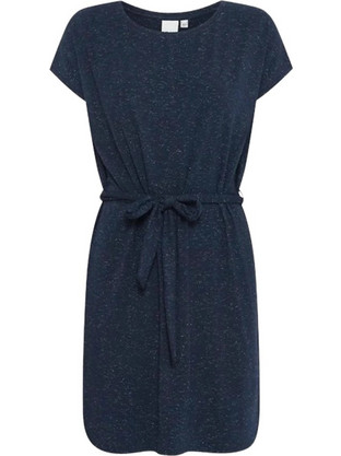 Ichi Mini Καλοκαιρινό Καθημερινό Φόρεμα Navy Μπλε 20112159-194010-TOTAL