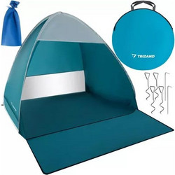 Trizard Τέντα Παραλίας Pop Up Πετρόλ 150x120x110cm AT0002347