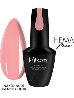 Mixcoco Naked Nude French Ημιμόνιμο Βερνίκι Νυχιών 15ml