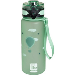 Ecolife Airballon Παιδικό Παγούρι Πλαστικό Πράσινο Mint 500ml