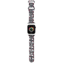 Hello Kitty Heads & Stripes Λουράκι Σιλικόνης (Apple Watch 38 / 40 / 41mm)