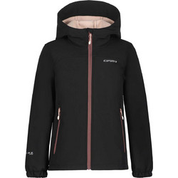 Icepeak Παιδικό Μπουφάν Χειμωνιάτικο Softshell Αδιάβροχο Μαύρο 4-51896-682-960