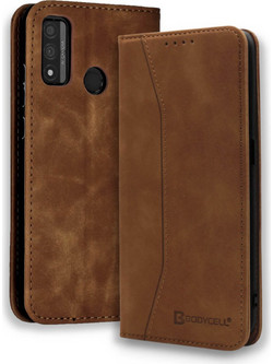 Bodycell Pu Leather Book Brown (Huawei P Smart 2020)
