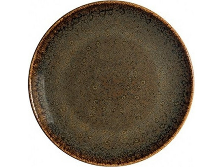 Bonna Ore Tierra Reactive Glaze Πιάτα Ρηχά Πορσελάνης 17cm 12τμχ OTIGRM17DZ