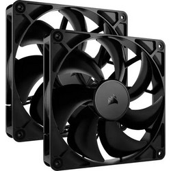 Corsair RS140 Case Fan 140mm με Σύνδεση 4-Pin PWM 2τμχ Black