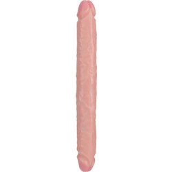 Shots RealRock Straight Slim Διπλό Dildo 30cm Flesh