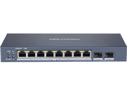 Hikvision DS-3E1510P-EI V2 Unmanaged L2 Switch με 2 Θύρες Ethernet 1000Mbps και 8 SFP θύρες