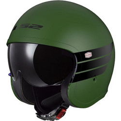 LS2 OF599 Spitfire II Retro Military Green Κράνος Μηχανής Jet 1000gr