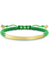 Thomas Sabo Γυναικείο Βραχιόλι Μακραμέ από Κορδόνι & Ασήμι A00618486L