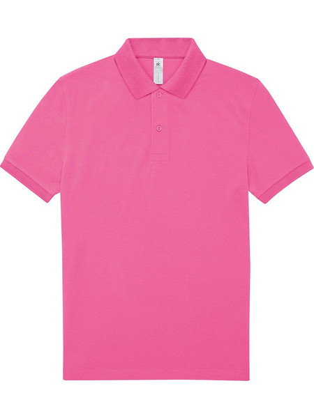 B&C Collection Ανδρική Μπλούζα Polo Κοντομάνικη Lotus Pink PU424