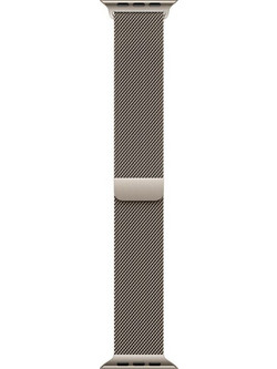 Apple Milanese Loop Λουράκι Μεταλλικό Natural (Apple Watch 42 / 44 / 45mm)