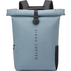 Delsey Roll-Top Turenne Αδιάβροχο Σακίδιο Πλάτης 26lt Γαλάζιο