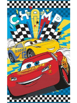 Dimcol Disney Cars 11 Παιδική Πετσέτα Προσώπου / Χεριών 50x30cm Πολύχρωμη