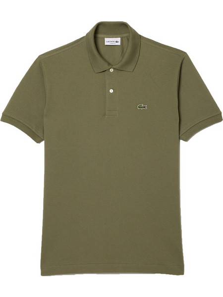 Lacoste Ανδρική Μπλούζα Polo Κοντομάνικη Χακί 3L1212-BMY