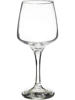 Plastona Σετ Ποτήρι Κρασιού Γυάλινo Κολωνάτο 290ml 07154801