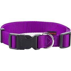 Pet Interest Plain Line Κολάρο Σκύλου Μωβ 2.5x47-70cm