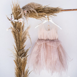 Stova Bambini Βαπτιστικό Φόρεμα 2τμχ SS22G11